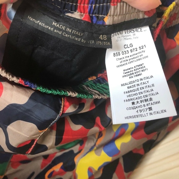 Authentic Versace Camouflauge pants M - Picture 9 of 16